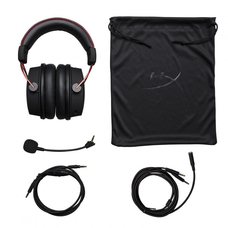 Геймърски слушалки HyperX Cloud Alpha Red, HX-HEAD-CA-RD