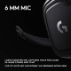 Геймърски слушалки Logitech G432, Микрофон, Черни-G432