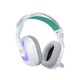 Геймърски слушалки Logitech G522 Lightspeed Wireless RGB, Микрофон, Бели