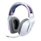 Геймърски слушалки Logitech G733 Lightspeed Wireless RGB, Микрофон, Бели-LOGITECH-HEAD-G733-WH