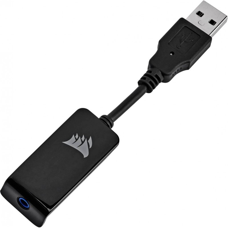 Геймърски слушалки с микрофон Corsair HS65 Carbon - Black