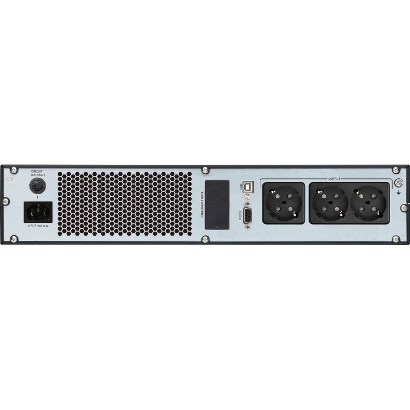 UPS FSP Group Champ Rack 1K, 1000VA, 900W, LCD, 3 Schuko, USB, RS-232-FORT-UPS-CHAMP-1000VA-RK
