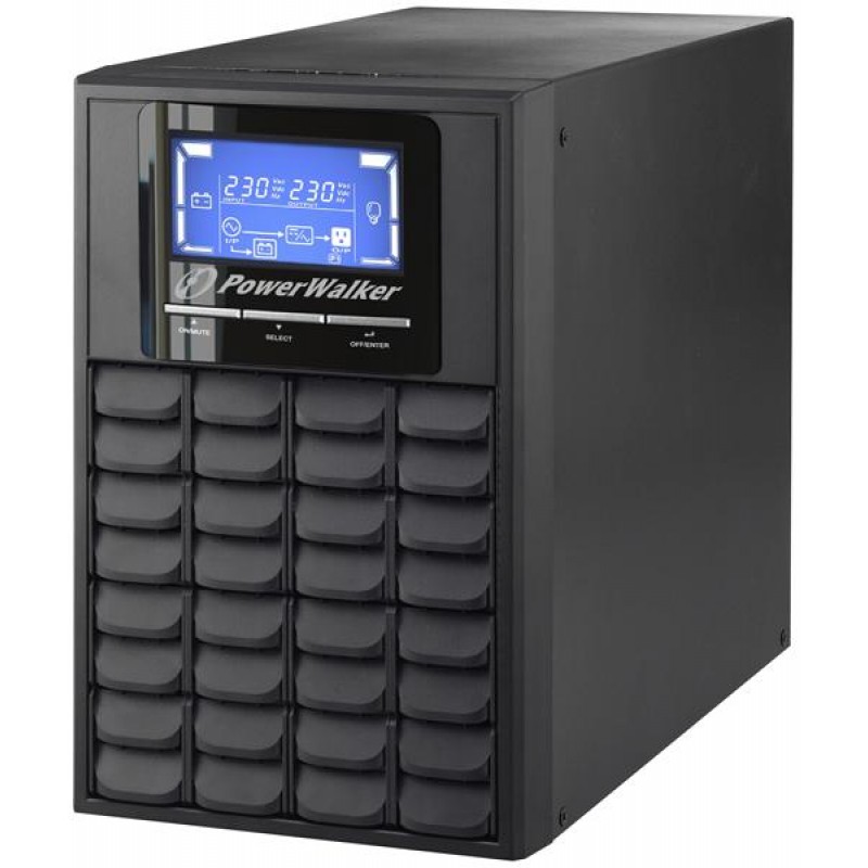 UPS POWERWALKER VFI 1000C LCD, 1000VA, On-Line-VFI 1000C LCD