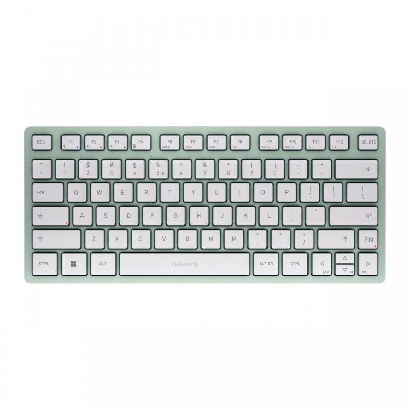 Безжична клавиатура CHERRY KW 7100 MINI BT, Bluetooth, Бледозелена, CHERRY-KEY-JK-7100EU-18