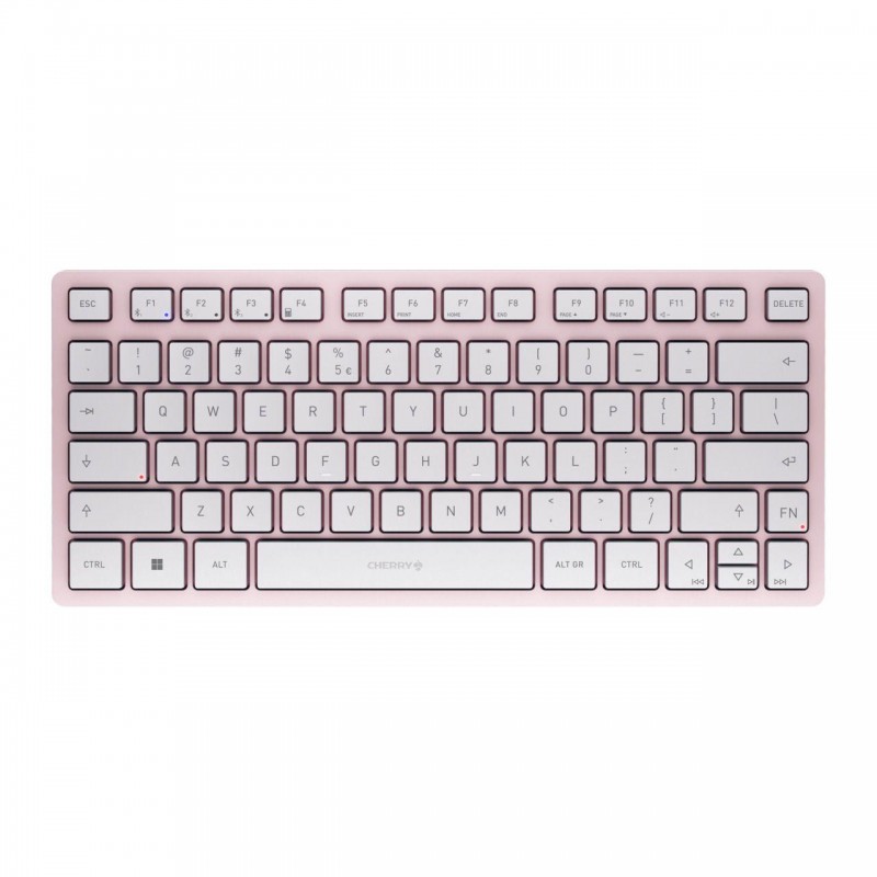 Безжична клавиатура CHERRY KW 7100 MINI BT, Bluetooth, Розова, CHERRY-KEY-JK-7100EU-19