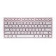 Безжична клавиатура CHERRY KW 7100 MINI BT, Bluetooth, Розова, CHERRY-KEY-JK-7100EU-19