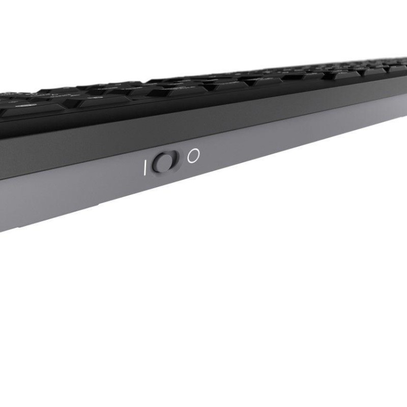 Безжична клавиатура CHERRY STREAM, Черен, CHERRY-KEY-JK-8550EU-2