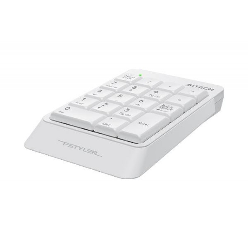 Цифрова клавиатура A4tech FK13P, Бял, A4-KEY-FK-13P-WHITE