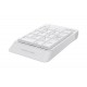 Цифрова клавиатура A4tech FK13P, Бял, A4-KEY-FK-13P-WHITE