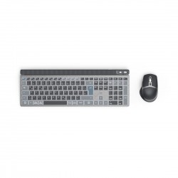 HAMA Комплект безжична клавиатура-мишка "WKM-750", Bluetooth & 2.4Ghz, кирилизирана