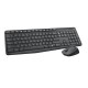 Kомплект безжични клавиатура с мишка Logitech MK235, Тъмносив, LOGITECH-KEY-MK235-GR