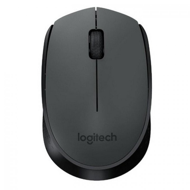 Kомплект безжични клавиатура с мишка Logitech MK235, Тъмносив, LOGITECH-KEY-MK235-GR