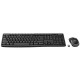 Kомплект безжични клавиатура с мишка Logitech MK270, 2.4 GHZ, Черен, LOGITECH-KEY-MK270