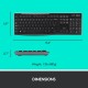 Kомплект безжични клавиатура с мишка Logitech MK270, 2.4 GHZ, Черен, LOGITECH-KEY-MK270