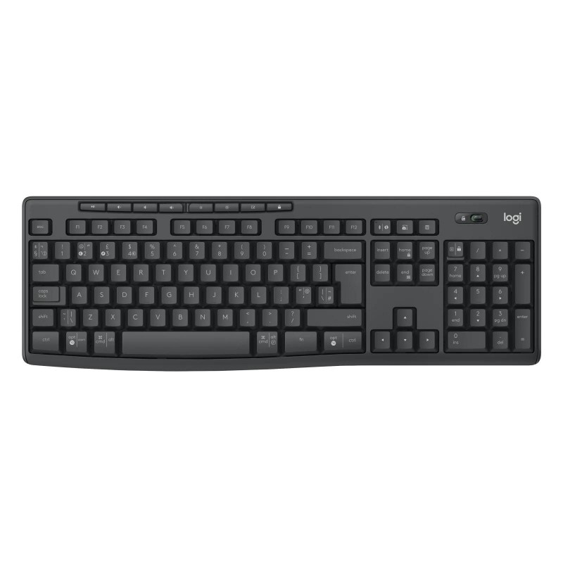 Kомплект безжични клавиатура с мишка Logitech MK370, Bluetooth, Черен, LOGITECH-KEY-920-012077