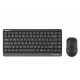 Комплект клавиатура и мишка A4TECH FG1112 Fstyler, Безжичен, 2.4 GHz, Черен, A4-KEY-FG1112