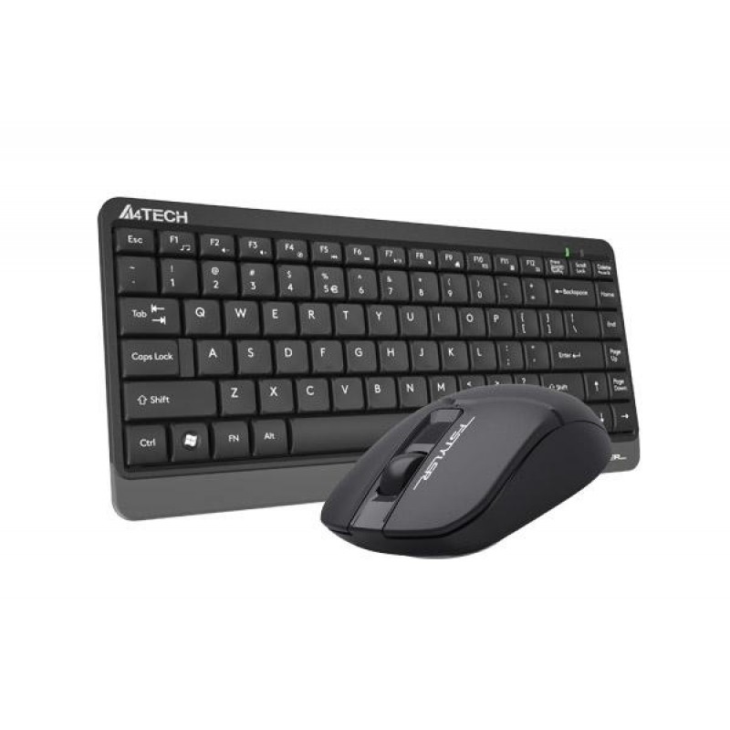 Комплект клавиатура и мишка A4TECH FG1112 Fstyler, Безжичен, 2.4 GHz, Черен, A4-KEY-FG1112