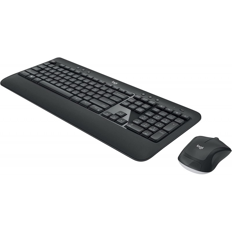 Kомплект клавиатура с мишка Logitech MK540, Безжичен, 2.4 GHz, Черен, LOGITECH-KEY-MK540