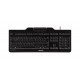 Жична клавиатура CHERRY KC 1000 SC, черна, с четец-CHERRY-KEY-JK-A0100EU-2