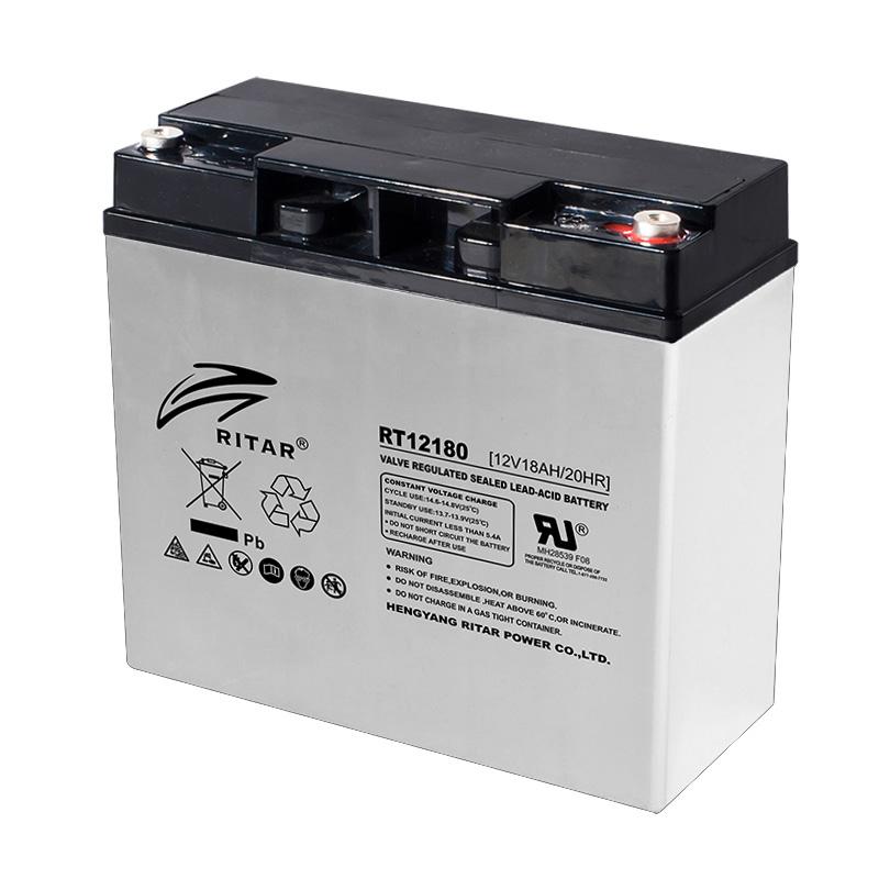 Оловна Батерия (RT12180) AGM  12V / 18Ah  181/76/167 mm F13(M5)  RITAR, RITAR-RT12180