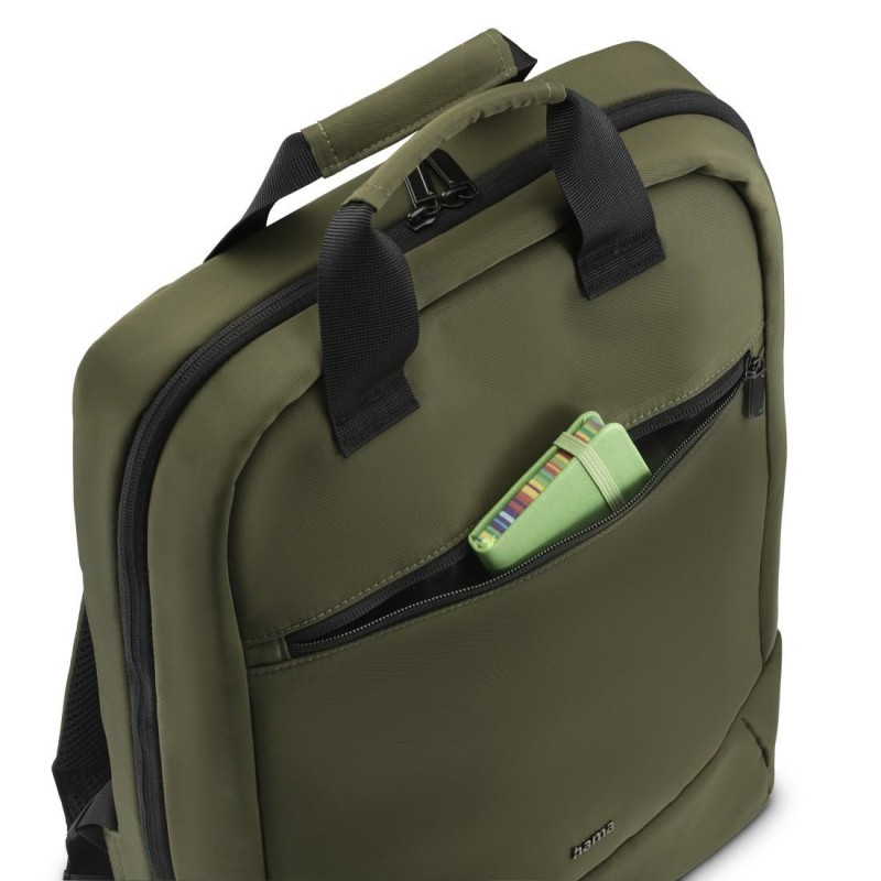 HAMA Раница за лаптоп "Ultra Lightweight", до 41 см (16,2"), зелена