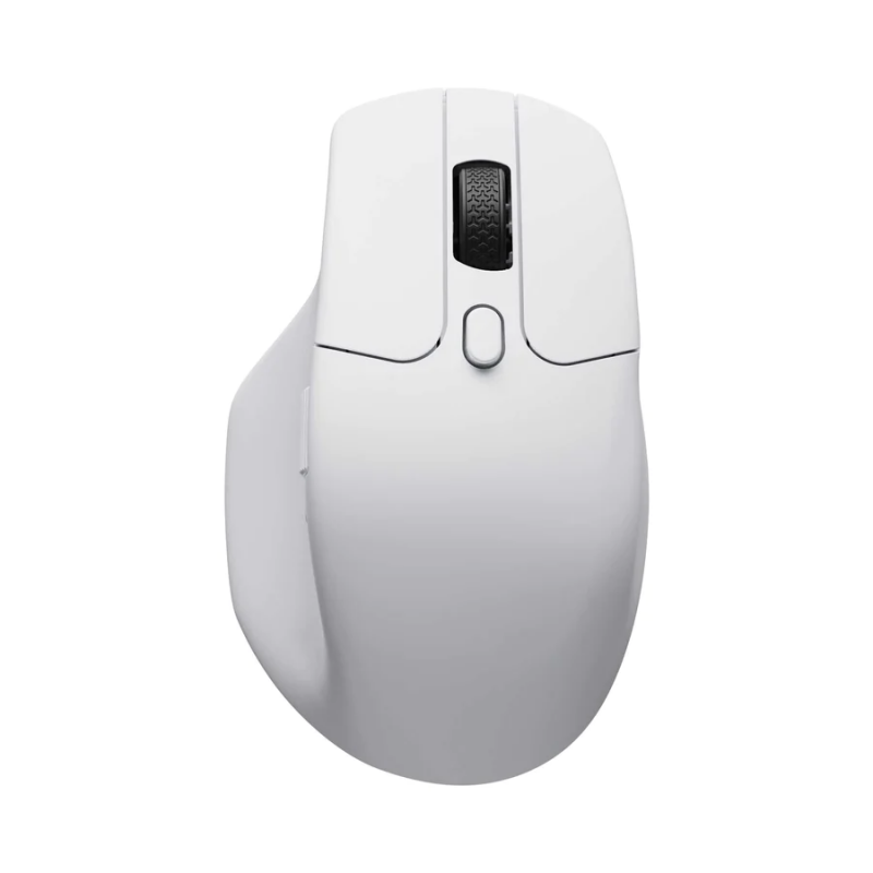Геймърска Безжична мишка Keychron M6 1000Hz, Matte White, KEYCHRON-MOUSE-M6-A3