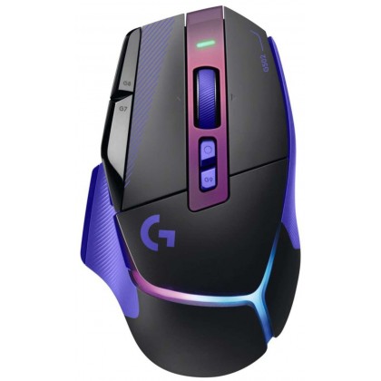 Геймърска безжична мишка Logitech G502 X Plus Lightsync RGB - Dark Lilac