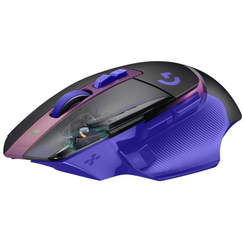 Геймърска безжична мишка Logitech G502 X Plus Lightsync RGB - Dark Lilac