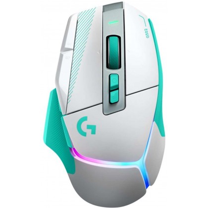 Геймърска безжична мишка Logitech G502 X Plus Lightsync RGB - Mint