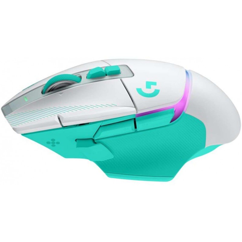 Геймърска безжична мишка Logitech G502 X Plus Lightsync RGB - Mint