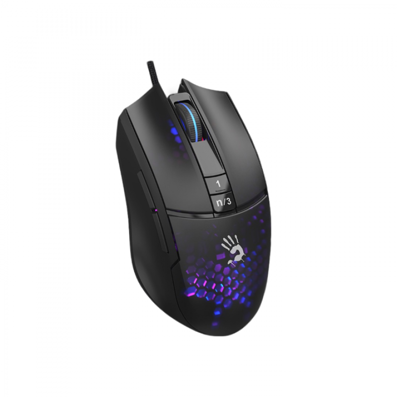 Геймърска мишка A4tech bloody L65 Max, Жична, 12000 cpi, Honeycomb,Черна, A4-MOUSE-L65MAX-HONEY