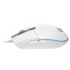 Геймърска мишка Logitech G102 LightSync, RGB, Оптична, Жична, USB, Бяла-LOGITECH-MOUSE-G102-LS-WH