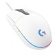 Геймърска мишка Logitech G102 LightSync, RGB, Оптична, Жична, USB, Бяла-LOGITECH-MOUSE-G102-LS-WH