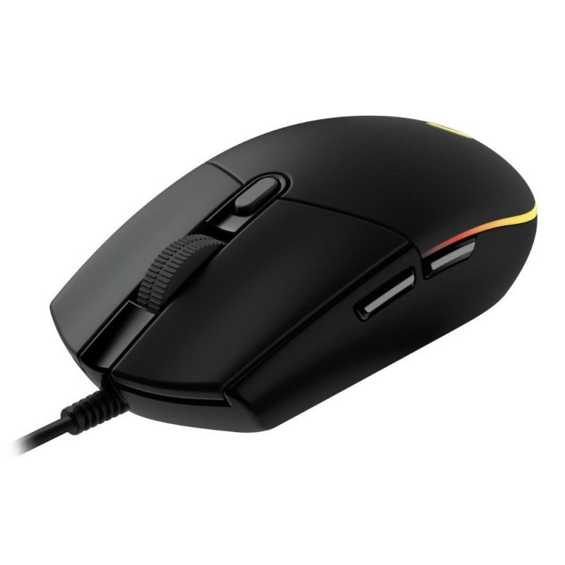 Геймърска мишка Logitech G102 LightSync, RGB, Оптична, Жична, USB-LOGITECH-MOUSE-G102-LS-BK