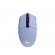 Геймърска мишка Logitech G102 LightSync, RGB, Оптична, Жична, USB, Лилав-LOGITECH-MOUSE-G102-LS-LL