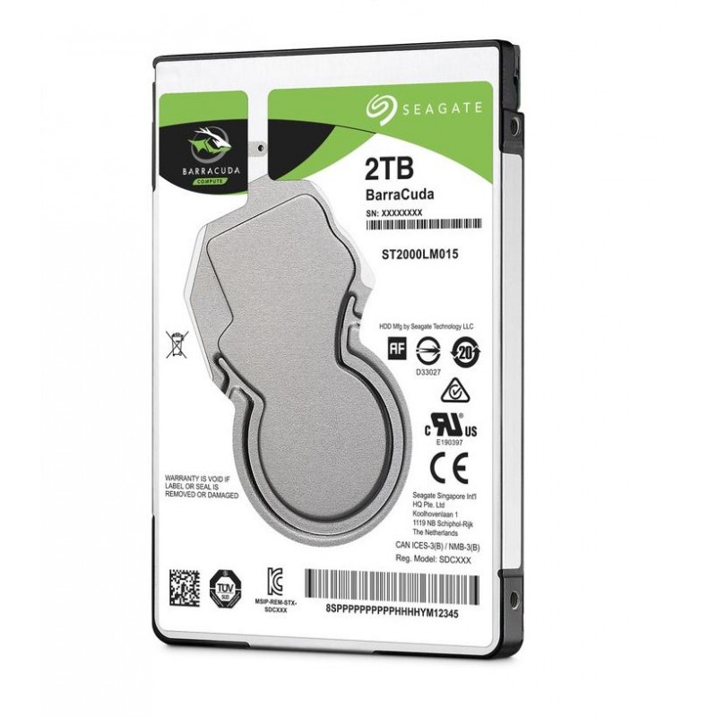 Хард диск за лаптоп SEAGATE, 2 TB, 128MB, SATA, ST2000LM015-HDD-2-2TB-SEAGATE-LM015