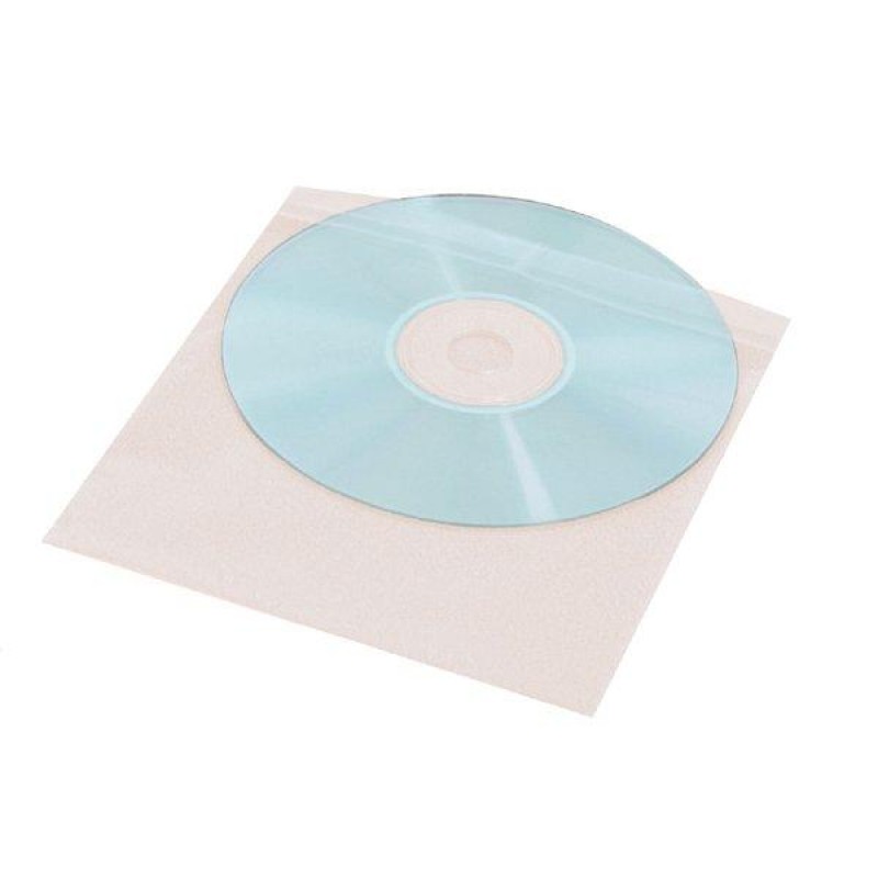 Хартиени пликчета за CD 50 бр. комплект VALI, Бял, VALI-CDBOX-PAP-50