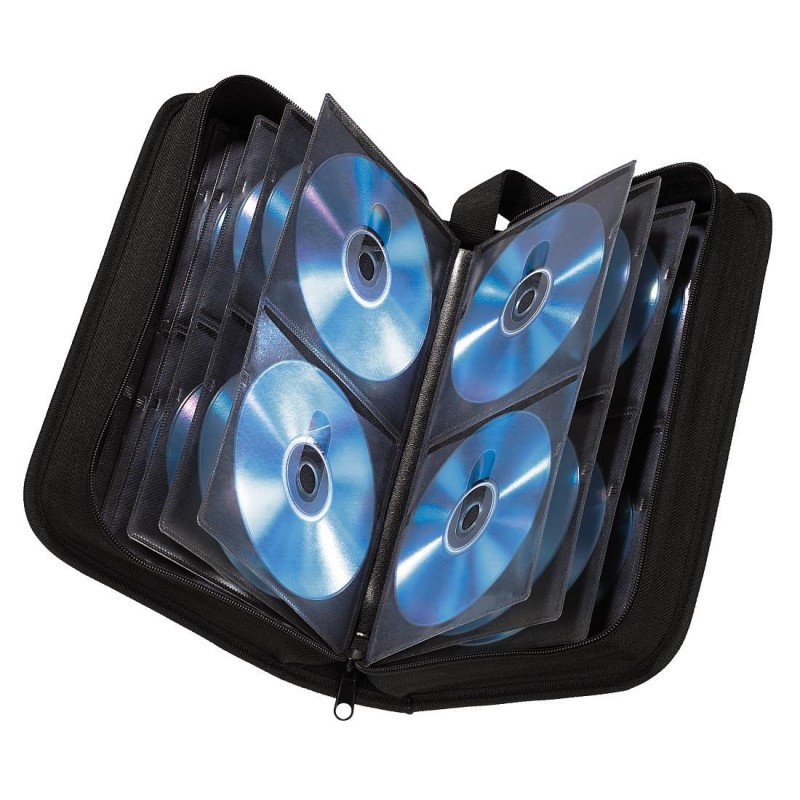 Класьор за 64 CD/DVD/Blu-ray HAMA, Черен-HAMA-11616