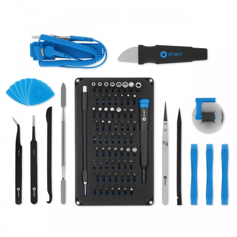 Комплект професионални инструменти iFixit Pro Tech Toolkit - 64 Precision Bits + Антистатичен
