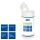 Почистващи кърпи ACT AC9515, За клавиатури, LCD монитори, 100 бр., EWENT-ACT-WIP-AC9515