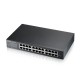 Суич 24-портов ZyXEL GS1915-24E, Gigabit, управляем, standalone или Nebula управление, за монтаж