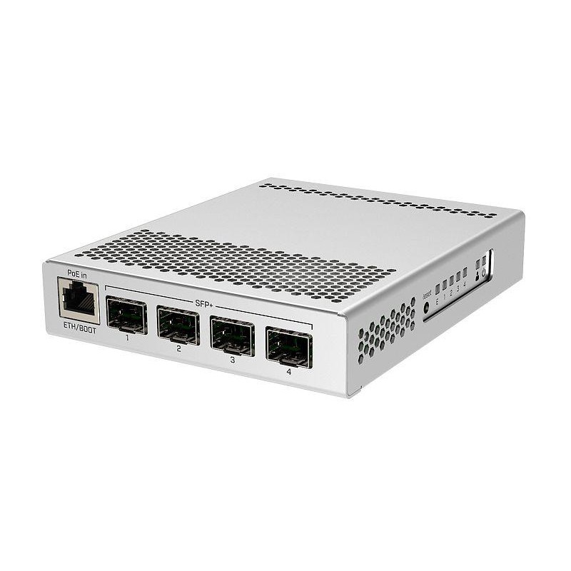 Суич Mikrotik CRS305-1G-4S+IN, 1xGigabit LAN, 4xSFP+ cages-MIKROTIK-CRS305-1G