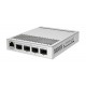 Суич Mikrotik CRS305-1G-4S+IN, 1xGigabit LAN, 4xSFP+ cages-MIKROTIK-CRS305-1G