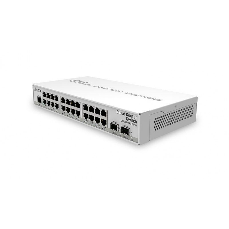 Суич Mikrotik CRS326-24G-2S+IN, 24xGigabit LAN, 2xSFP+ cages-MIKROTIK-CRS326-24G