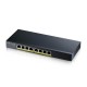 Суич ZYXEL GS1900-8HP-V3, 8 портов смарт управляем, PoE, Gigabit, ZYXEL-GS1900-8HP-V3
