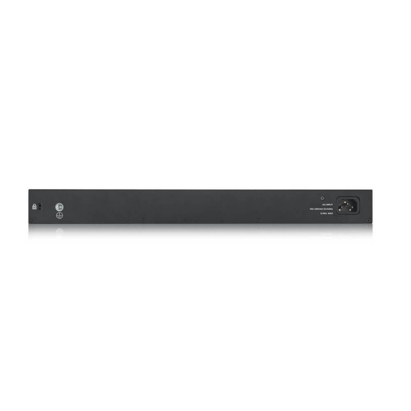 Суич ZYXEL GS1920-24V2, 24 портов Gigabit Smart-Managed,Fanless, за монтаж в шкаф-GS1920-24V2