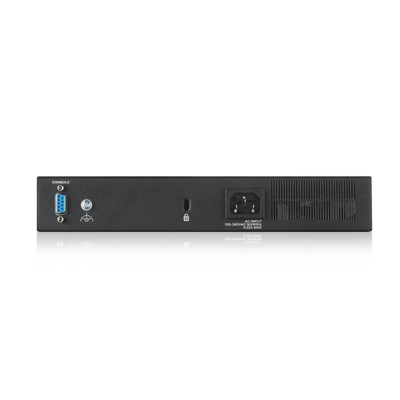 Суич ZYXEL GS2220-10, 10 портов управляем L2, 8x Gigabit + 2x Gigabit combo (RJ45/SFP), ZYXEL-GS2220-10