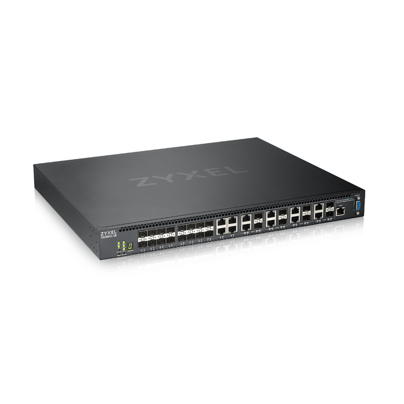 Суич ZYXEL XS3800-28, 28-port 10GbE, L3, RAM 8Gb, ZYXEL-XS3800-28