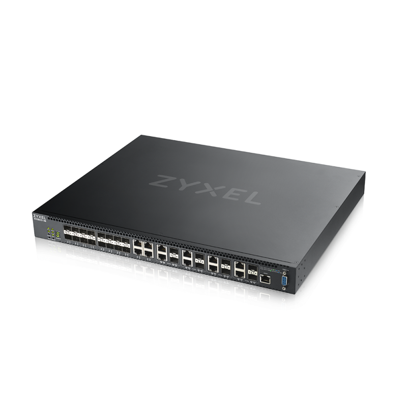 Суич ZYXEL XS3800-28, 28-port 10GbE, L3, RAM 8Gb, ZYXEL-XS3800-28