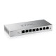 Суич ZyXEL GS-1200-8HPV3, 8 портов, Gigabit, webmanaged